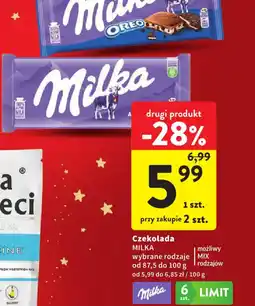 Intermarche Milka Czekolada oferta
