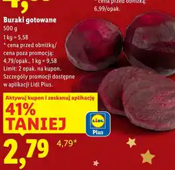 Lidl Buraczki gotowane oferta