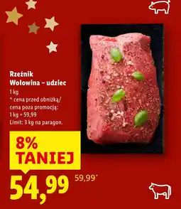 Lidl Udziec wołowy Rzeźnik oferta