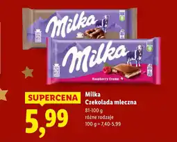Lidl Czekolada Milka oferta