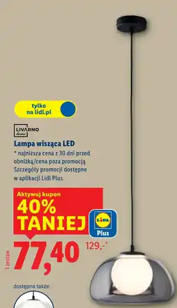 Lidl Lampa LED Livarno oferta