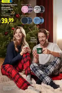 Lidl Piżama męska Esmara oferta
