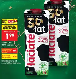 Biedronka Mleko Łaciate oferta