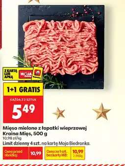 Biedronka Mięso mielone Kraina Mięs oferta