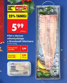 Biedronka Filet z dorsza Marinero oferta