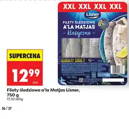 Biedronka Filety śledziowe Lisner oferta