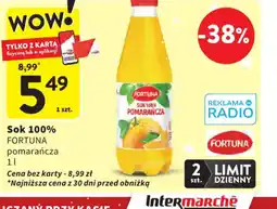 Intermarche Fortuna Sok 100% pomarańcza oferta