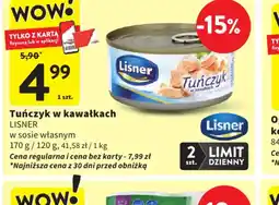 Intermarche Lisner Tuńczyk w kawałkach oferta
