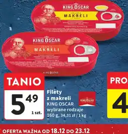 Intermarche King Oscar Filety z makreli oferta