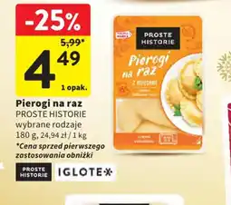 Intermarche Proste Historie Pierogi na raz oferta