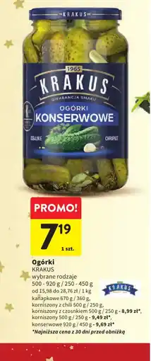 Intermarche Krakus Ogórki Konserwowe oferta