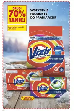 Biedronka Wszystkie produkty top prania VIzir oferta