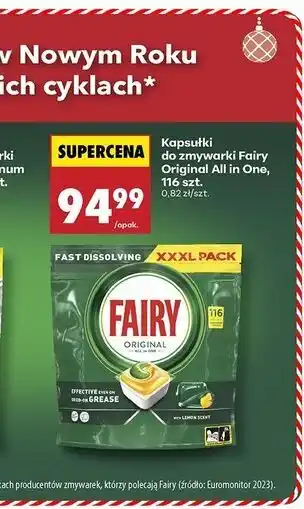 Kapsułki do zmywarki Fairy Original All in One