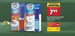 Biedronka Kostka żelowa do WC Agent Max, 75 ml oferta