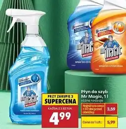 Biedronka Płyn do szyb Mr Magic, 1L oferta