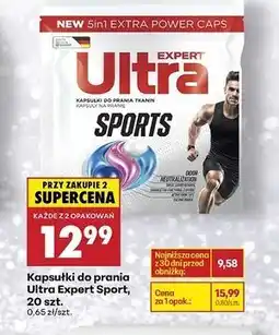Biedronka Kapsułki do prania Ultra Expert Sport oferta