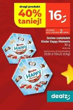 Dealz Zestaw czekoladek Kinder Happy Moments oferta