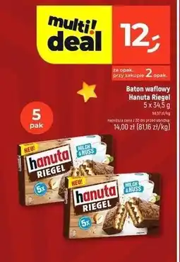 Dealz Baton waflowy Hanuta Riegel oferta