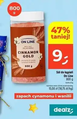 Dealz Sól do kąpieli On Linę oferta