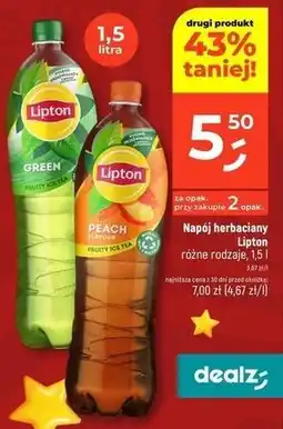 Dealz Napój herbaciany Lipton oferta