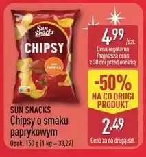 ALDI Sun Snacks Chipsy o smaku paprykowym oferta