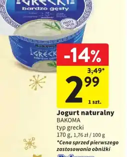 Intermarche Bakoma Jogurt naturalny oferta