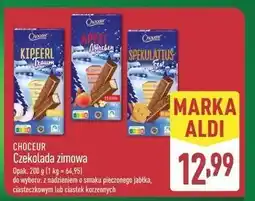 ALDI Czekolada z ciastkami korzennymi Choceur oferta