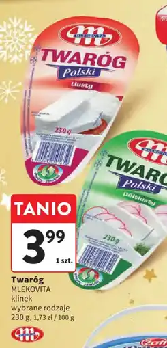 Intermarche Twaróg Mlekovita Polski klinek oferta