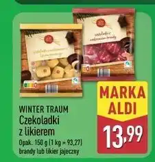 ALDI Czekoladowe baryłki z likierem jajecznym Wintertraum oferta