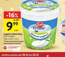 Intermarche Zott Jogurt naturalny oferta