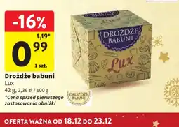 Intermarche Lux Drożdże babuni oferta