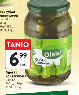 Intermarche Ogórki konserwowe O la la! oferta