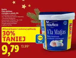 Lidl Filety śledziowe à la matias w zalewie XXL 1,2 kg Nautica oferta