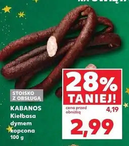 Kaufland Kiełbasa Dymem Kopcona Kabanos oferta