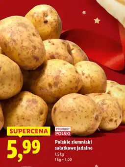 Lidl Polskie ziemniaki sałatkowe jadalne 1,5 kg Lidl oferta