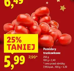 Lidl Pomidory truskawkowe Lidl oferta
