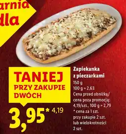 Lidl Zapiekanka z pieczarkami Lidl oferta