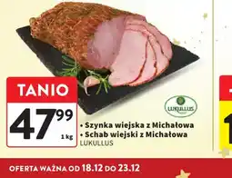 Intermarche Lukullus Szynka/Schab wiejski oferta