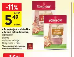 Intermarche Sokołów Szynka jak u dziadka oferta