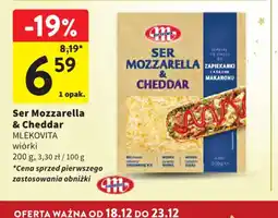 Intermarche Mlekovita Ser Mozzarella & Cheddar oferta