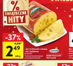 Intermarche Mlekpol Ser Królewski z Kolna oferta