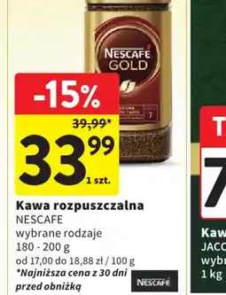 Intermarche Nescafé Gold oferta