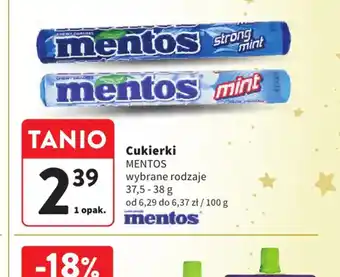 Intermarche Cukierki Mentos oferta