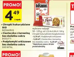 Intermarche BIOSAURUS Chrupki kukurydziane oferta