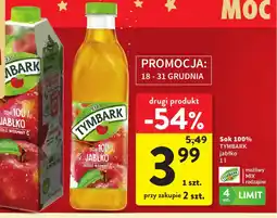 Intermarche Tymbark Sok 100% Jabłko oferta