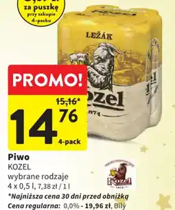 Intermarche Piwo Kozel oferta