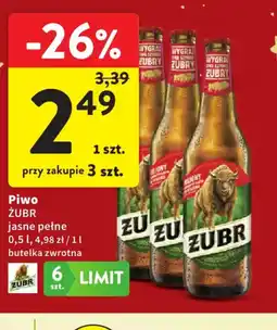Intermarche Piwo Zubr oferta