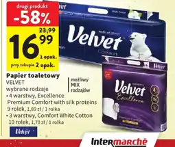 Intermarche Velvet Papier toaletowy oferta