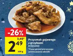 Intermarche RYBHAND Przysmak gajowego z grzybami oferta