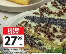 Intermarche Kraina Wypieków Sernik duet z makiem oferta